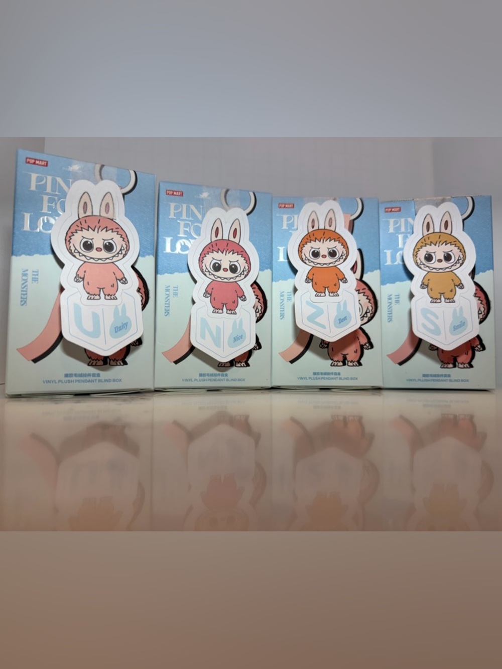 Pop Mart Vinyl Plush Pendant Blind Box - Pin for Love letters. Confirmed.